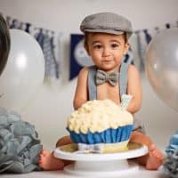 first birthday boy