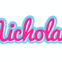 the name nicholas on a white background