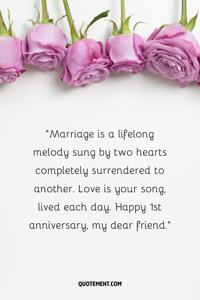 100 1st Marriage Anniversary Wishes For The Love In Bloom