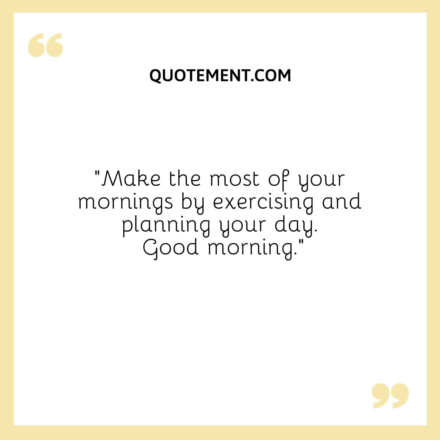 Make the most of your mornings