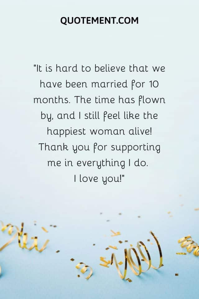 100 Sweetest Happy 10 Month Anniversary Wishes & Messages