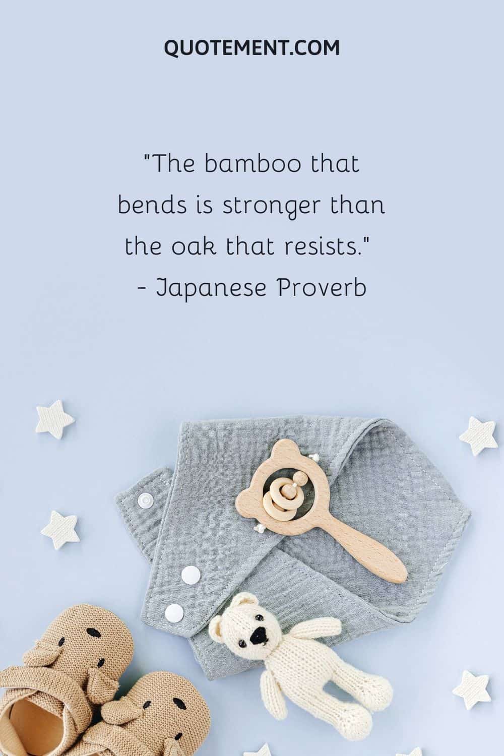 The bamboo that bends is stronger than the oak that resists