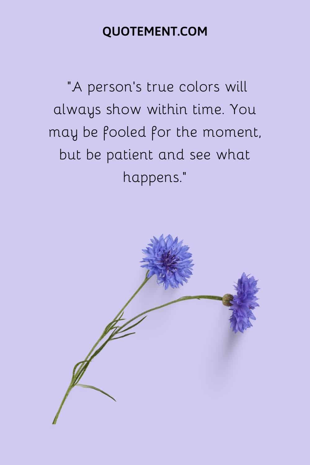 You may be fooled for the moment, but be patient and see what happens