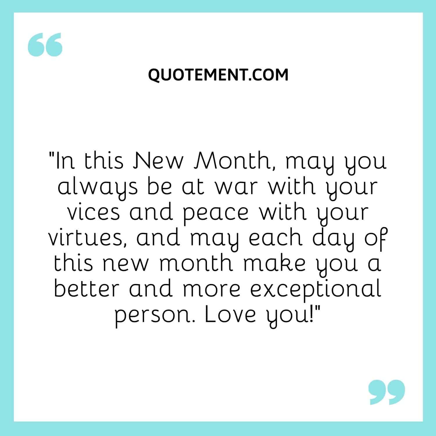 may each day of this new month make you a better