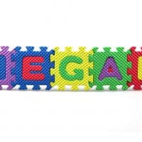 megan name made from baby puzzles