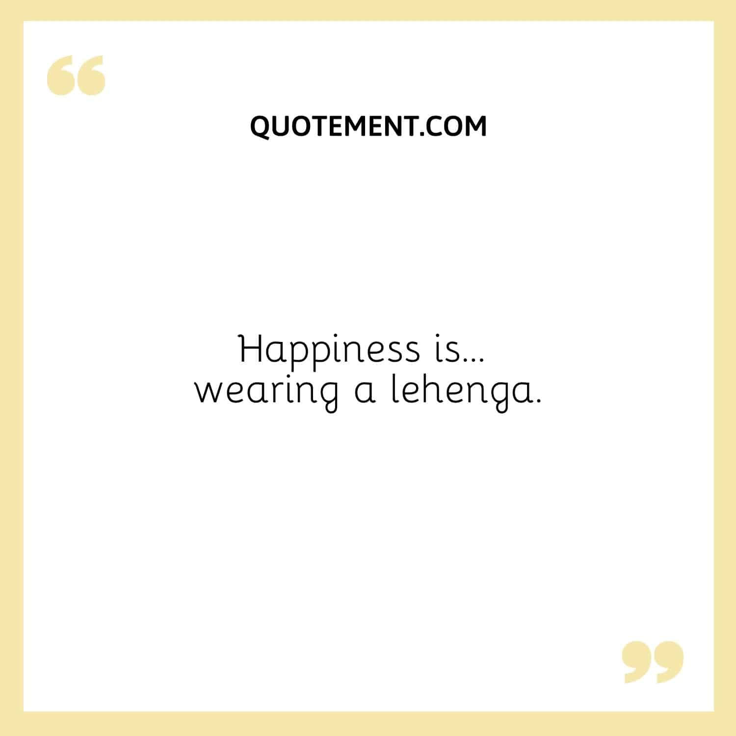Happiness is… wearing a lehenga.