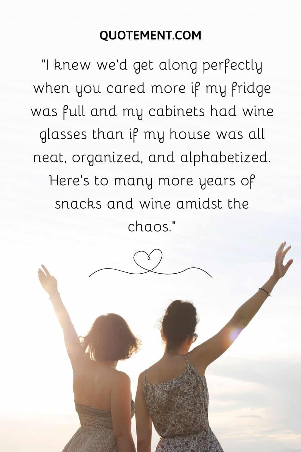Here’s to many more years of snacks and wine amidst the chaos