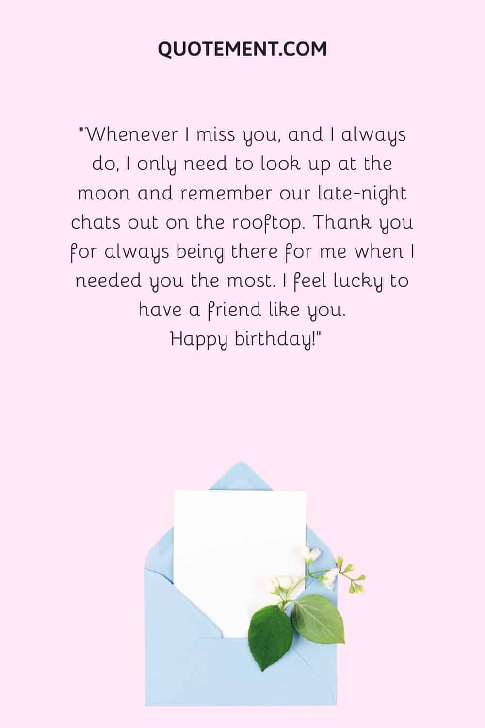 birthday letter to someone special