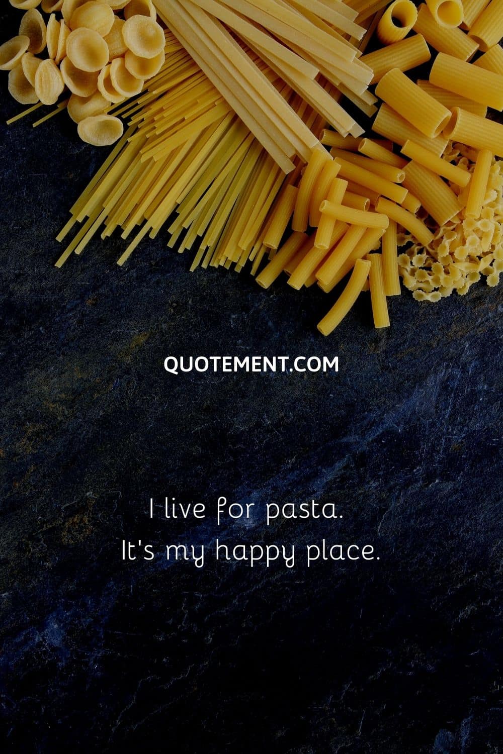I live for pasta