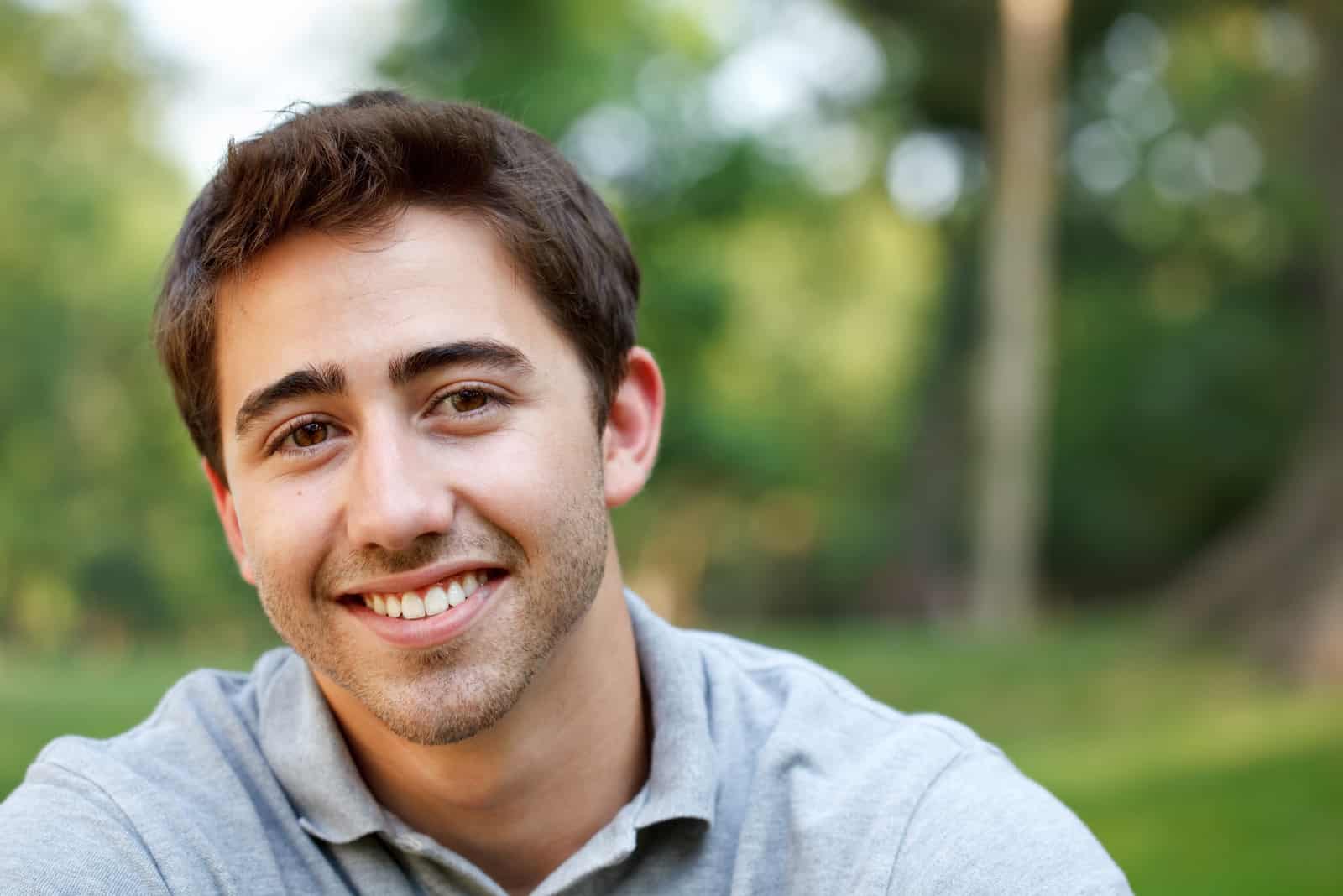 portrait of a man smiling