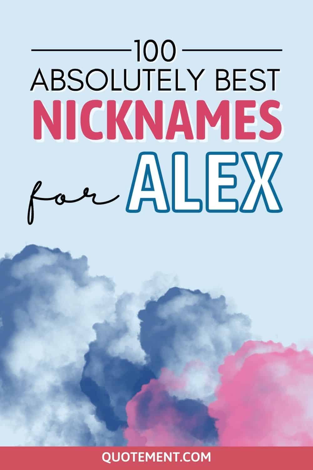 Los 100 mejores apodos para Alex que todos adorarán