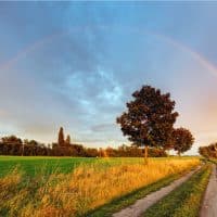 Arco iris en la naturaleza