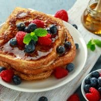 French toast on table