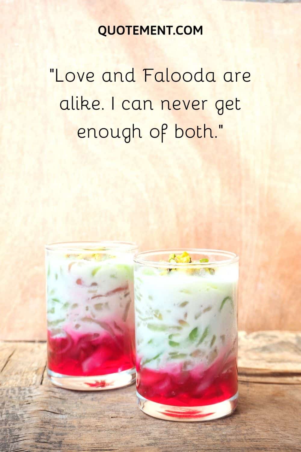 Love and Falooda are alike