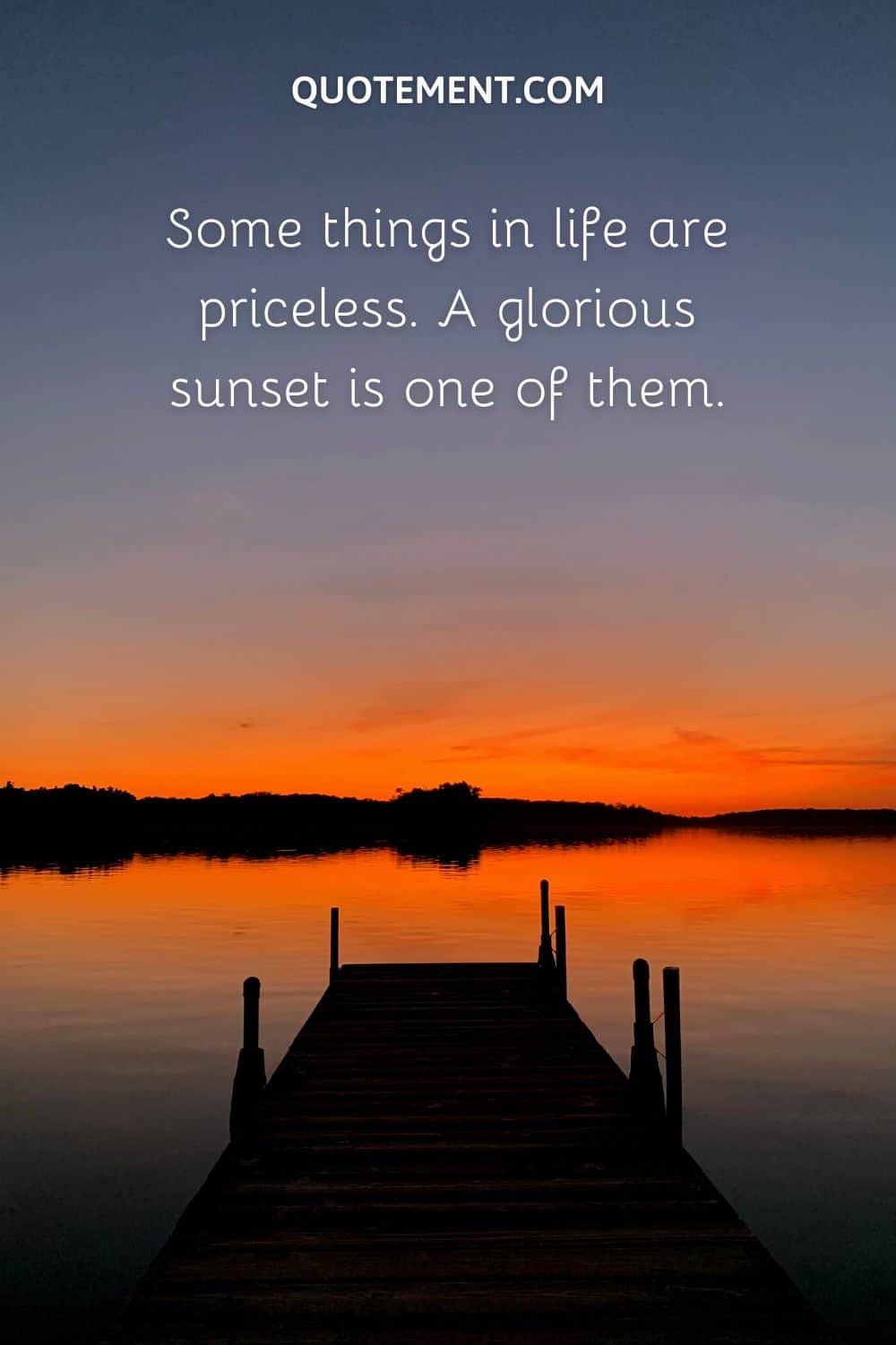 Some things in life are priceless. A glorious sunset is one of them.