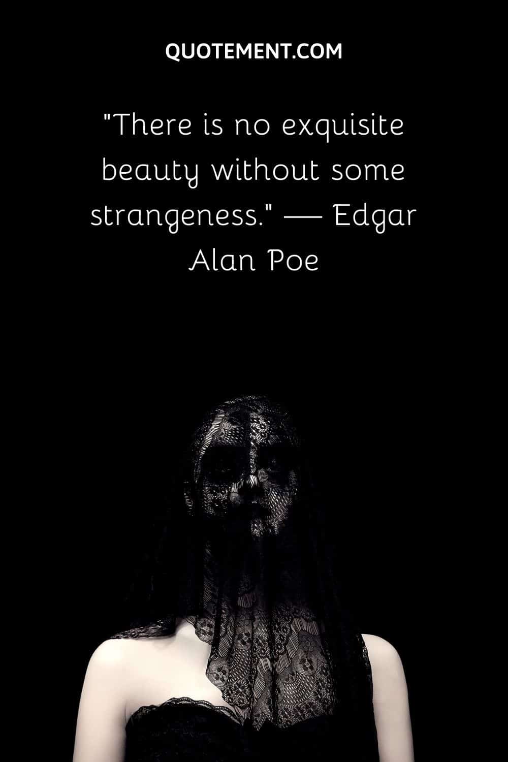 There is no exquisite beauty without some strangeness