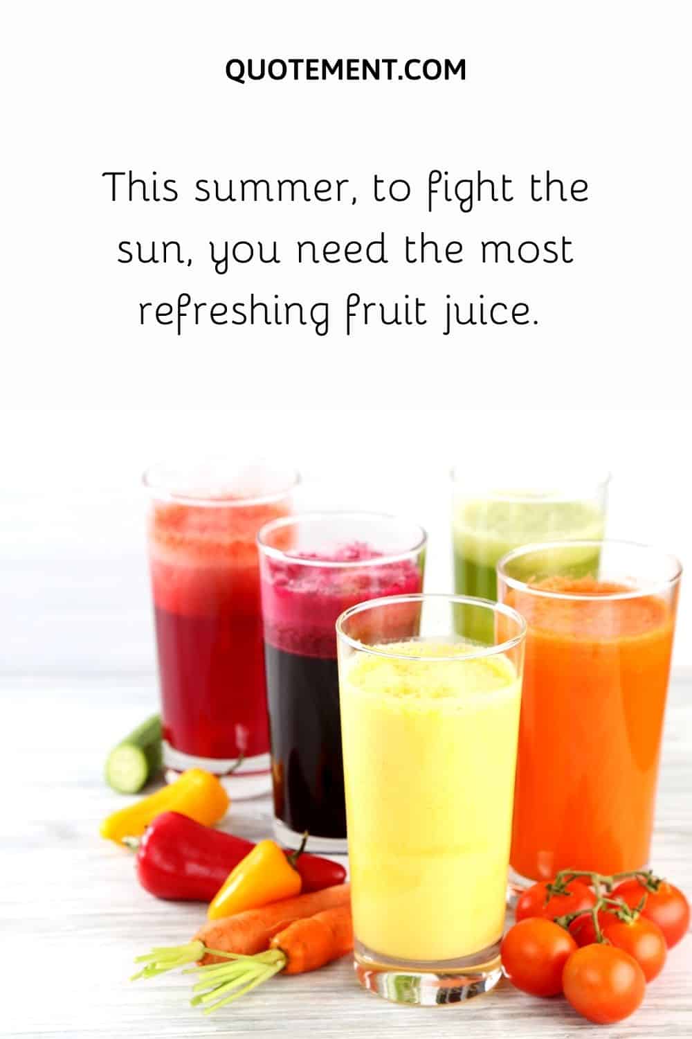 This summer, to fight the sun, you need the most refreshing fruit juice