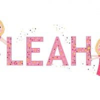 Leah female name with cute fairy tale
