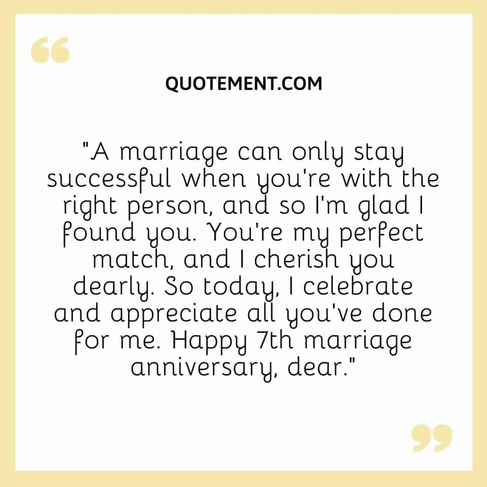 100 Sweet Happy 7th Wedding Anniversary Wishes & Quotes
