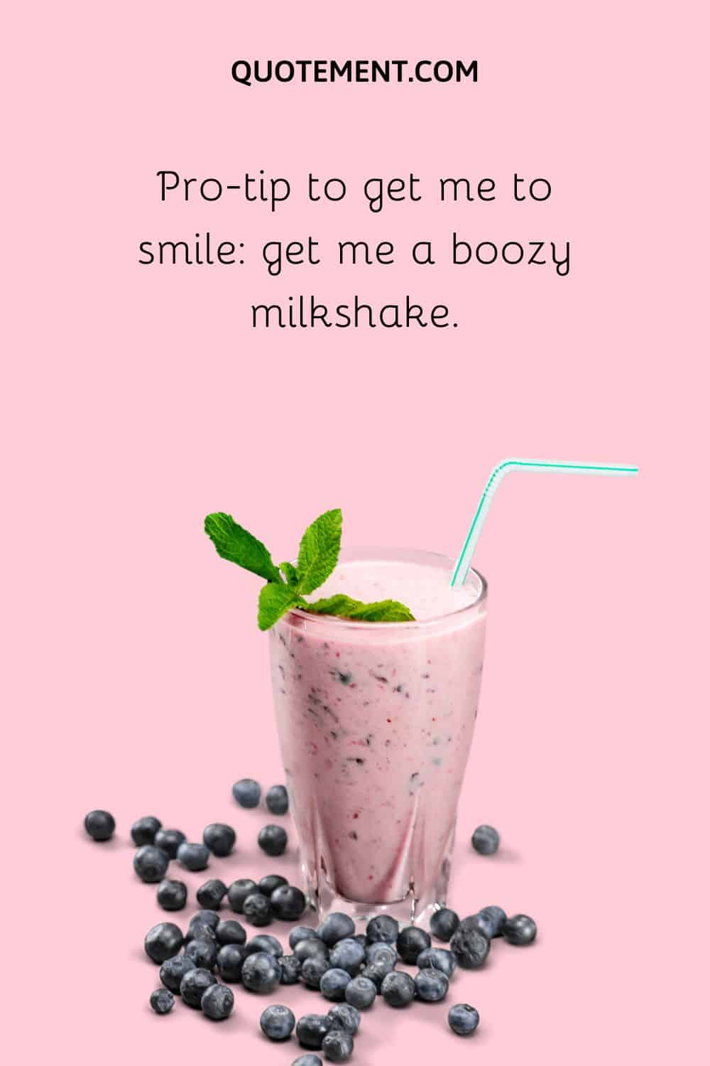 Pro-tip to get me to smile get me a boozy milkshake.