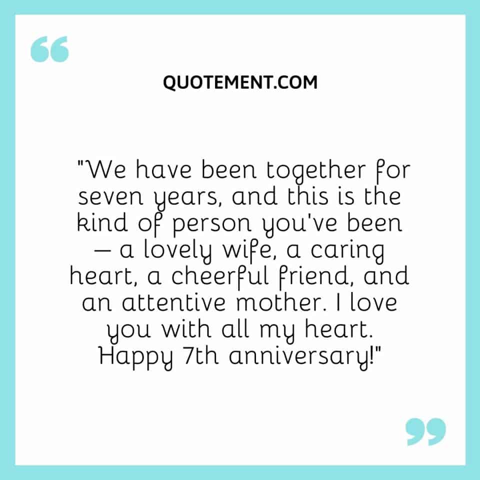 100 Sweet Happy 7th Wedding Anniversary Wishes & Quotes