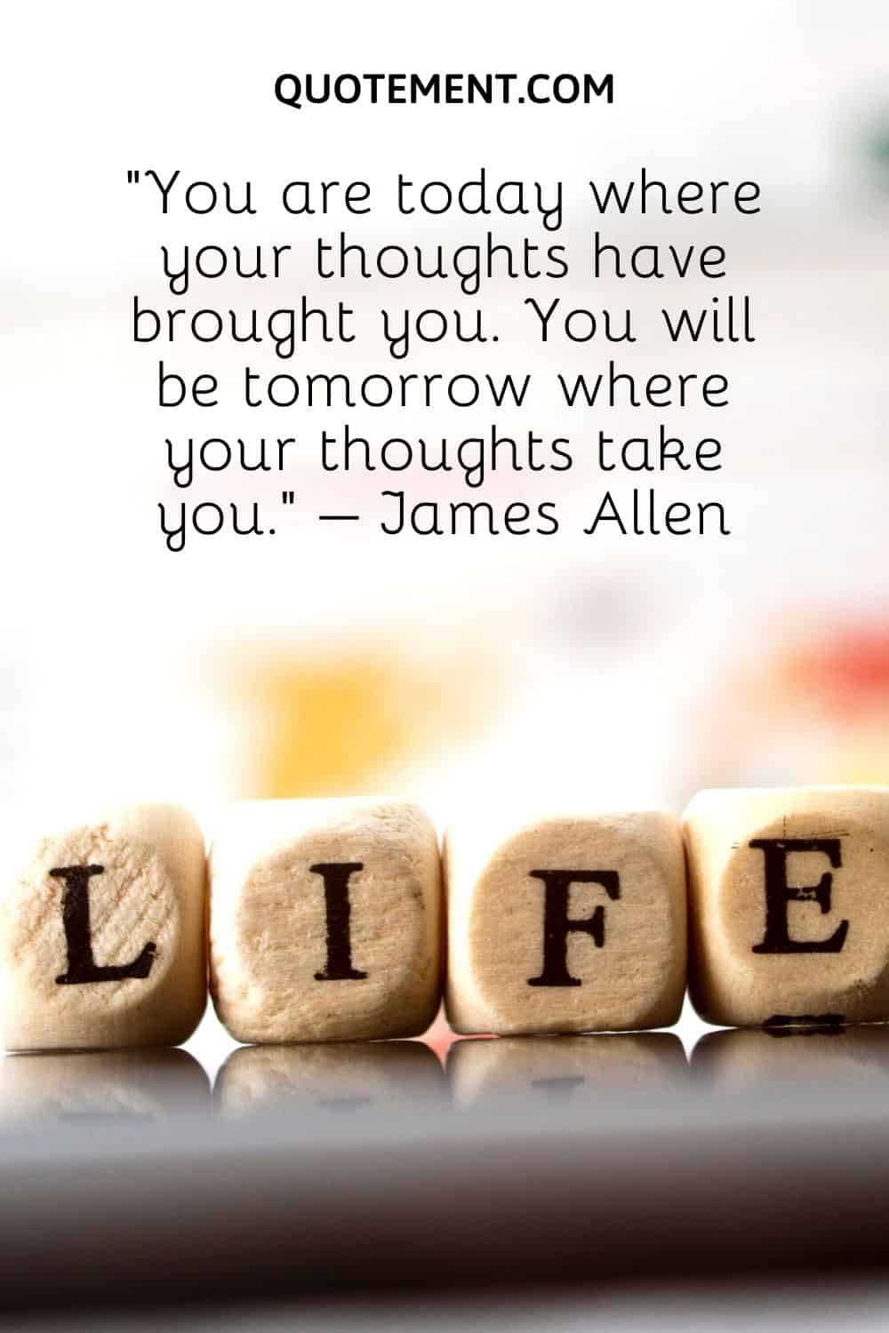 You are today where your thoughts have brought you