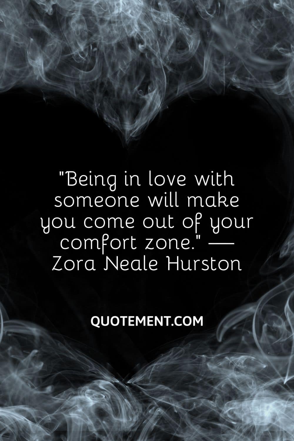 Being in love with someone will make you come out of your comfort zone
