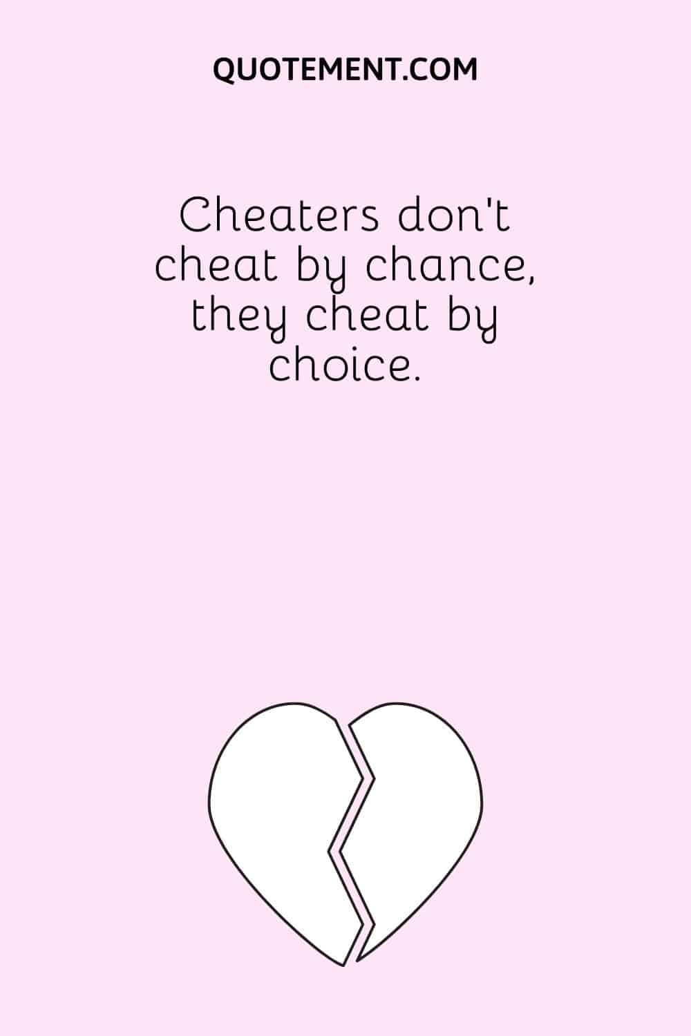 Men can be deceiving. Cheating isn't always physical, flirting or