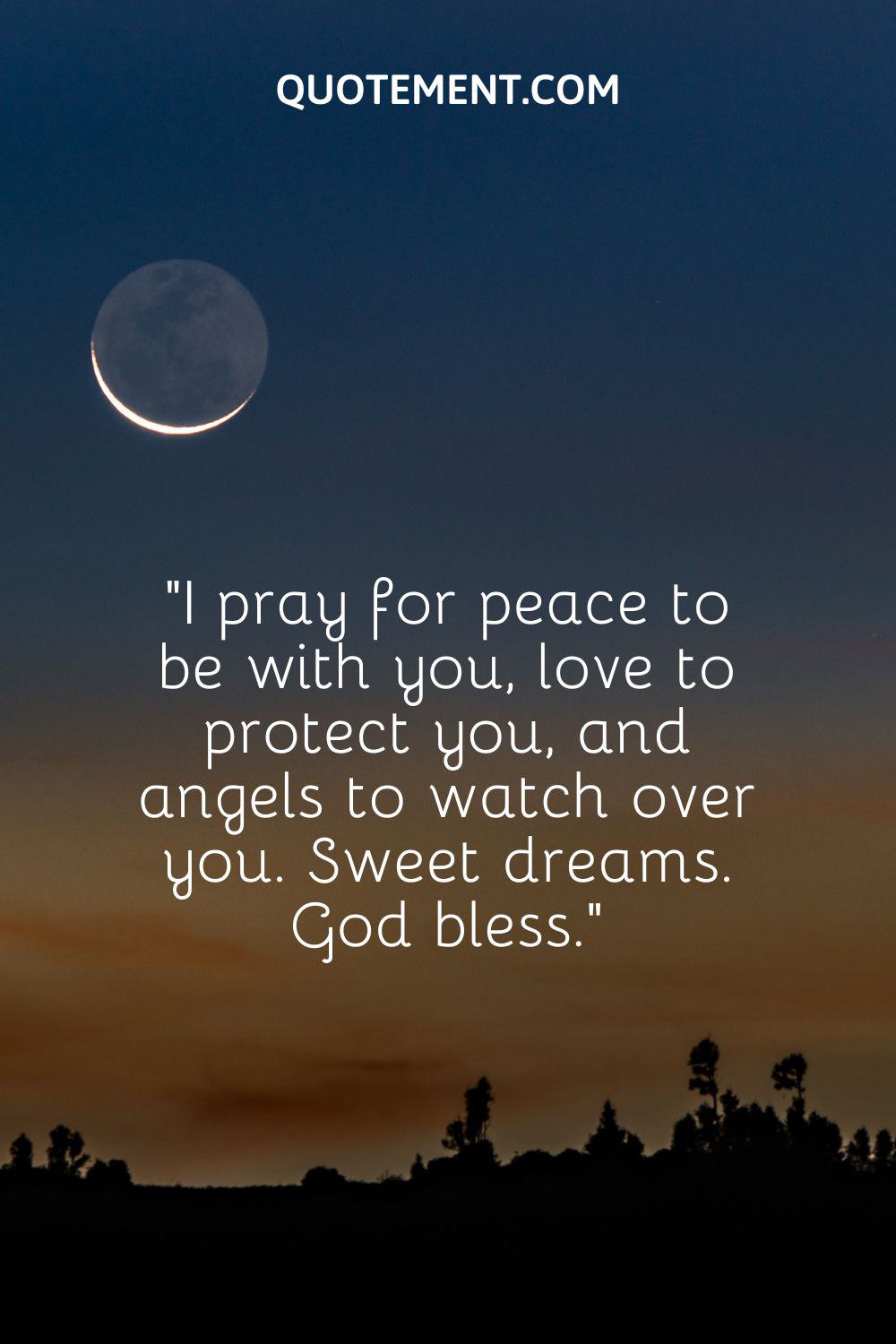 I pray for peace to be with you,