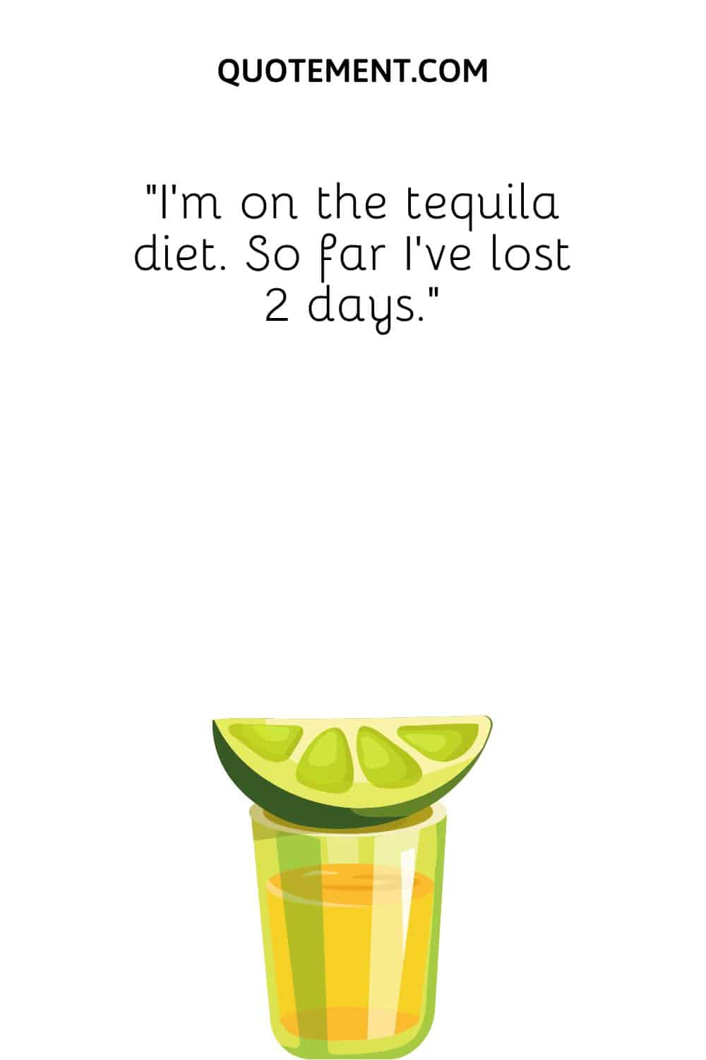 I’m on the tequila diet