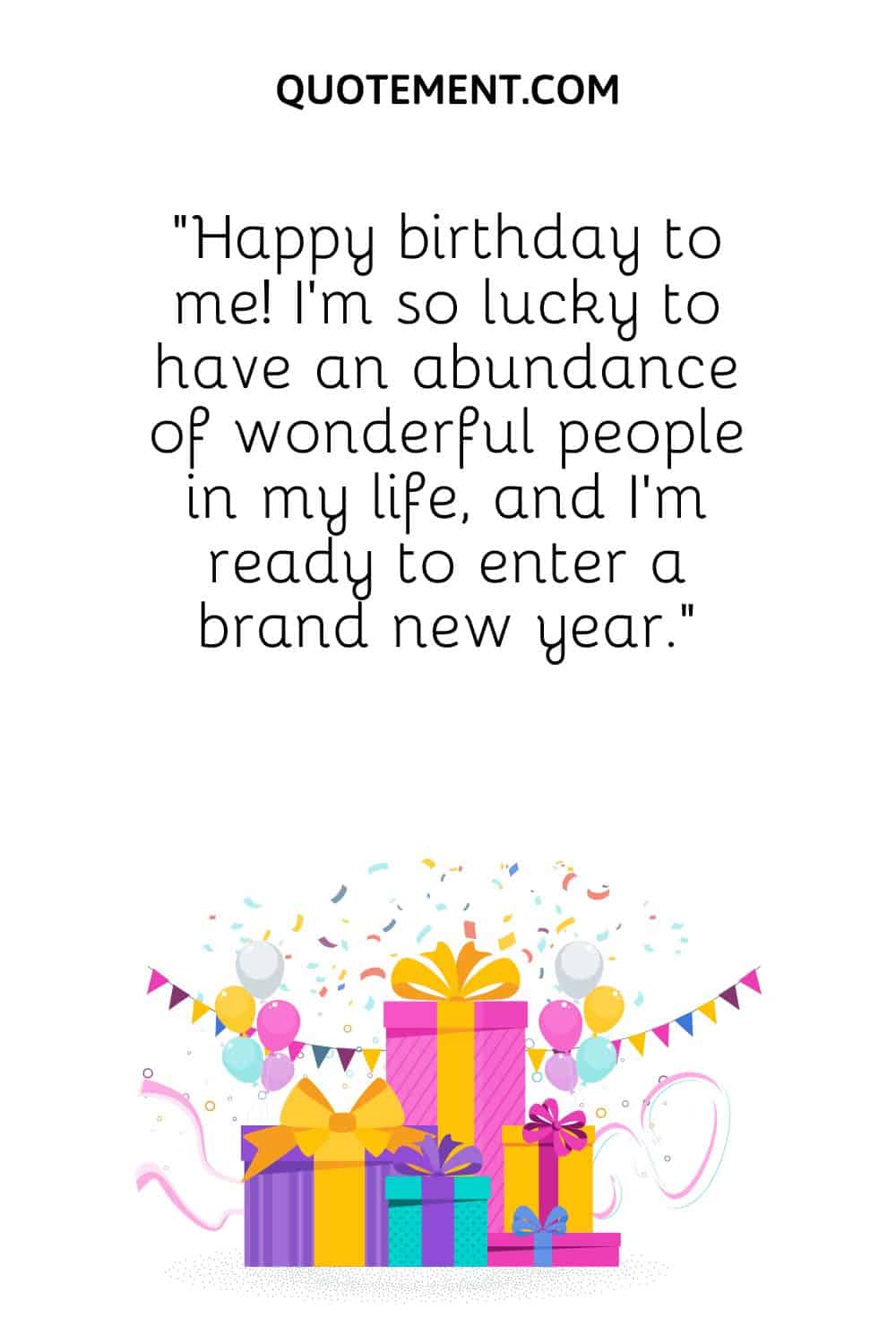 I’m so lucky to have an abundance of wonderful people in my life, and I’m ready to enter a brand new year.