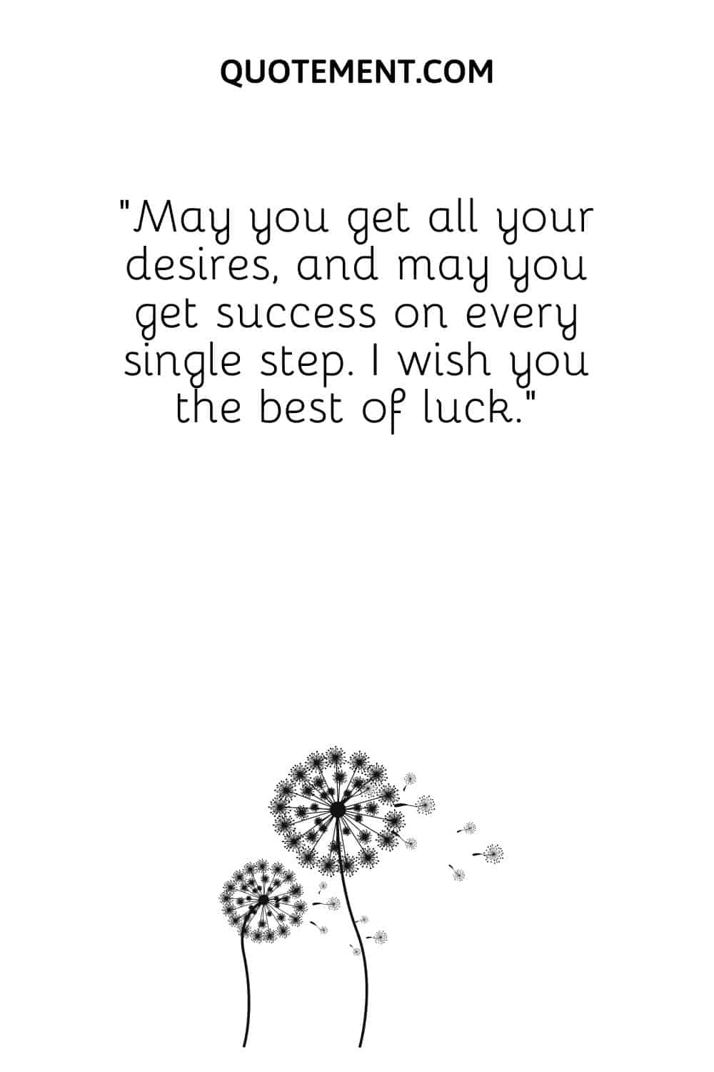 May you get all your desires, and may you get success on every single step