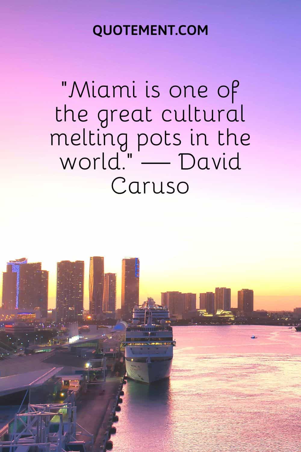 Miami is one of the great cultural melting pots in the world