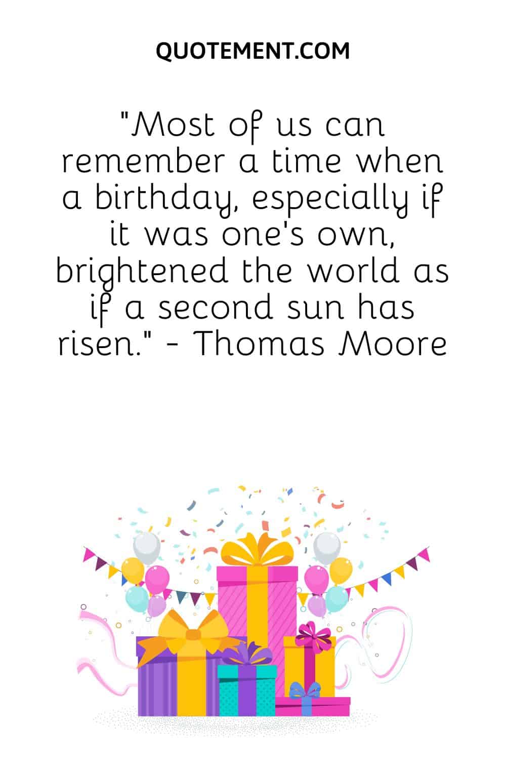 Most of us can remember a time when a birthday, especially if it was one’s own, brightened the world as if a second sun has risen