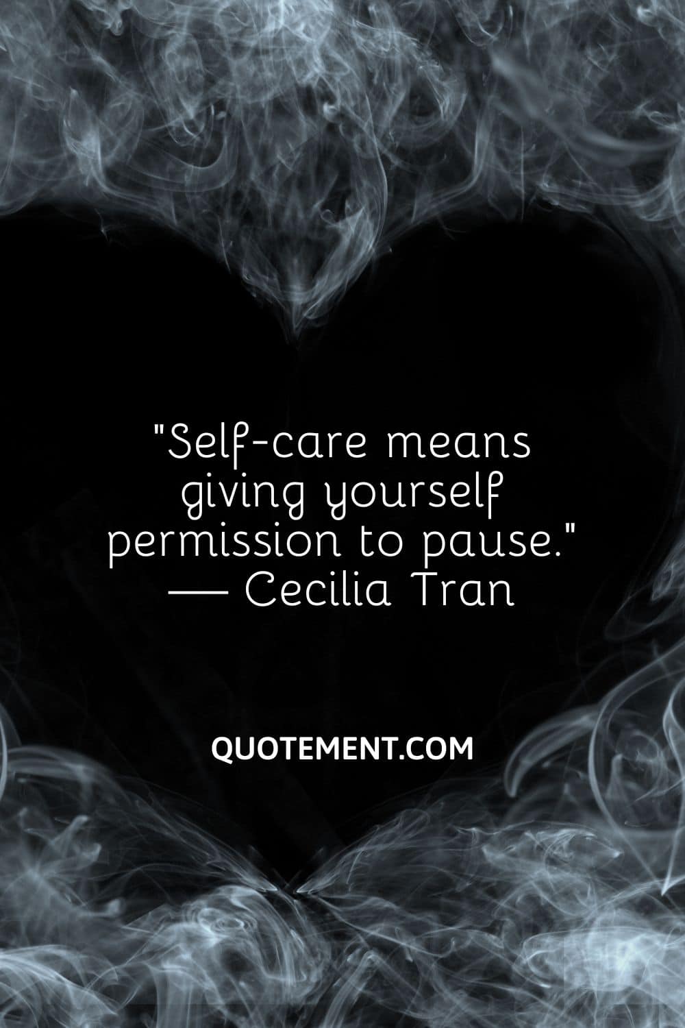 Self-care means giving yourself permission to pause