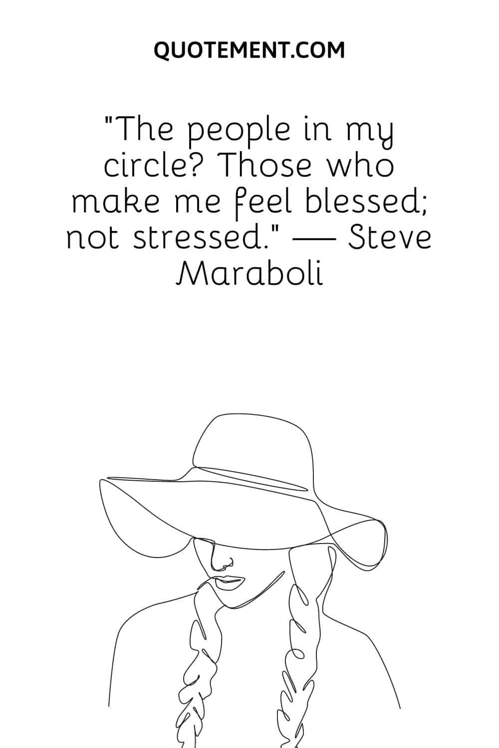 The people in my circle Those who make me feel blessed; not stressed
