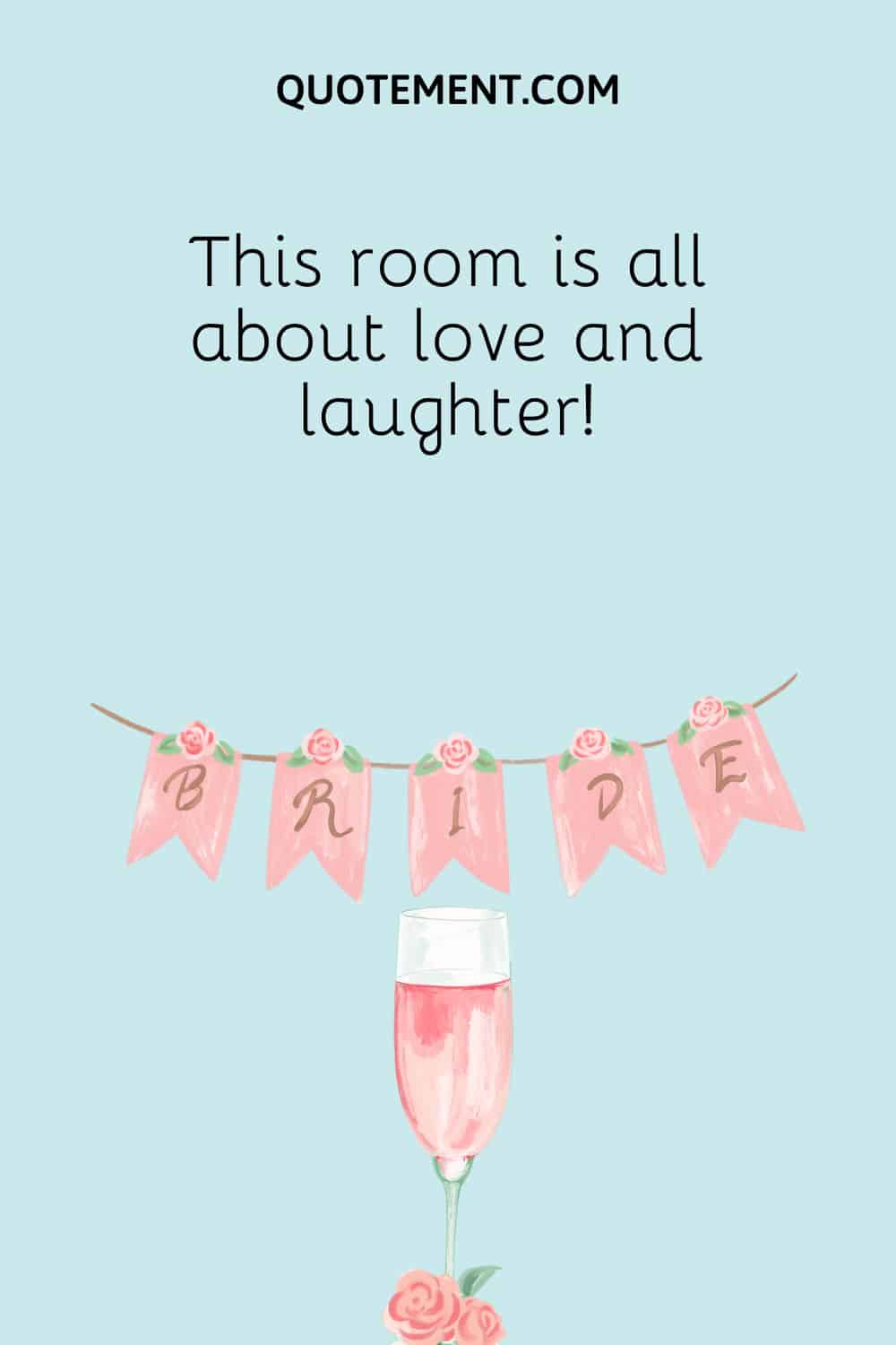 This room is all about love and laughter!