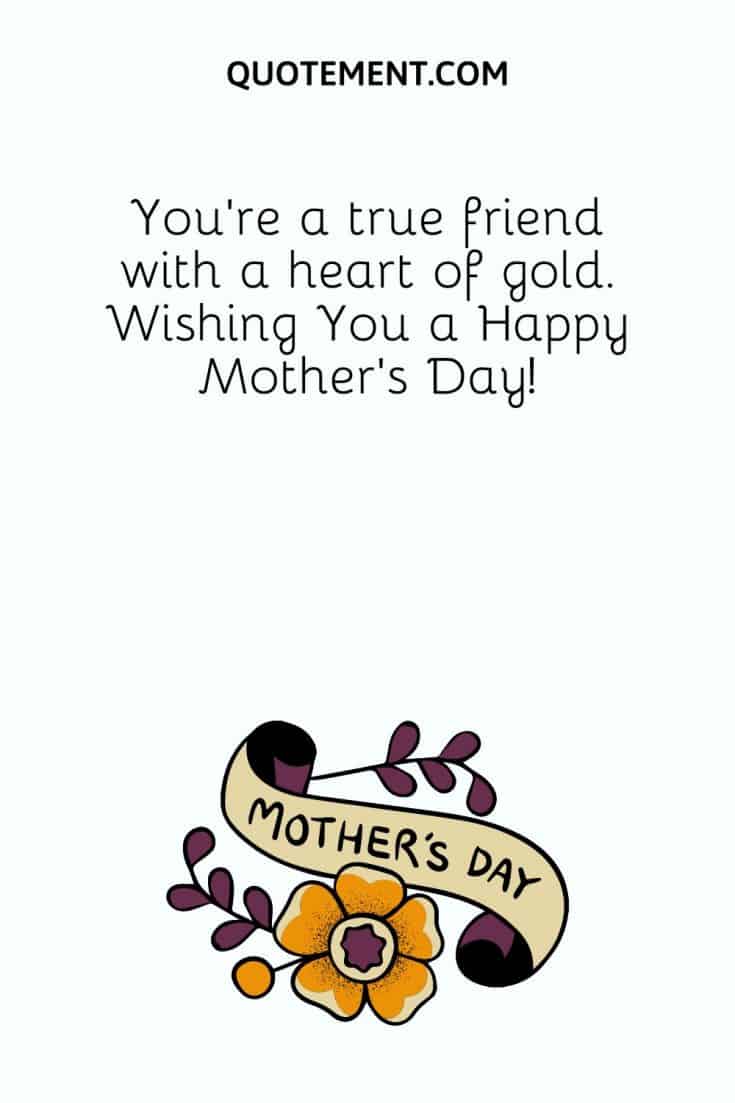 mothers day message to a dear friend