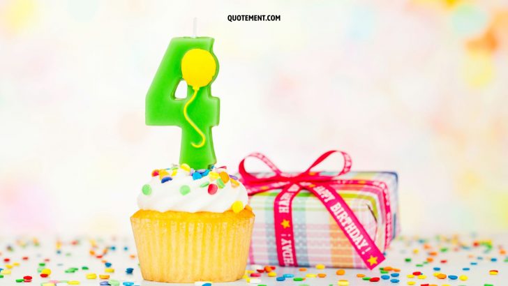 120 deseos y mensajes de feliz 4 cumpleaños más memorables