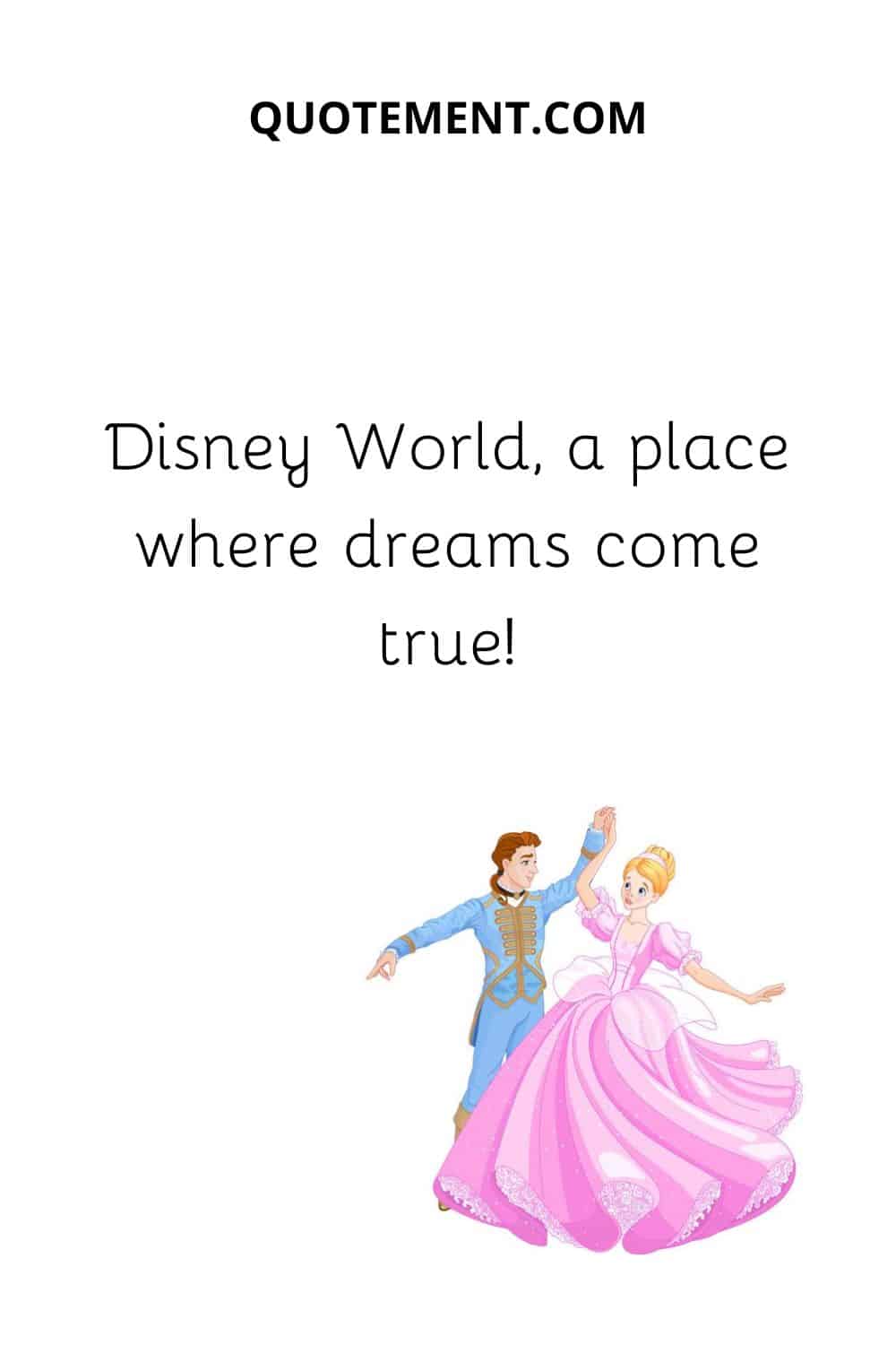 Disney World, a place where dreams come true!