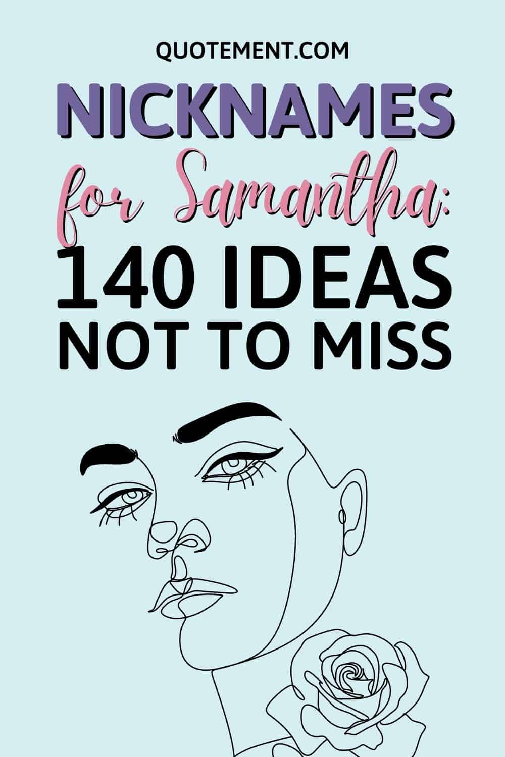 Nicknames For Samantha 140 Ideas You Shouldn’t Miss