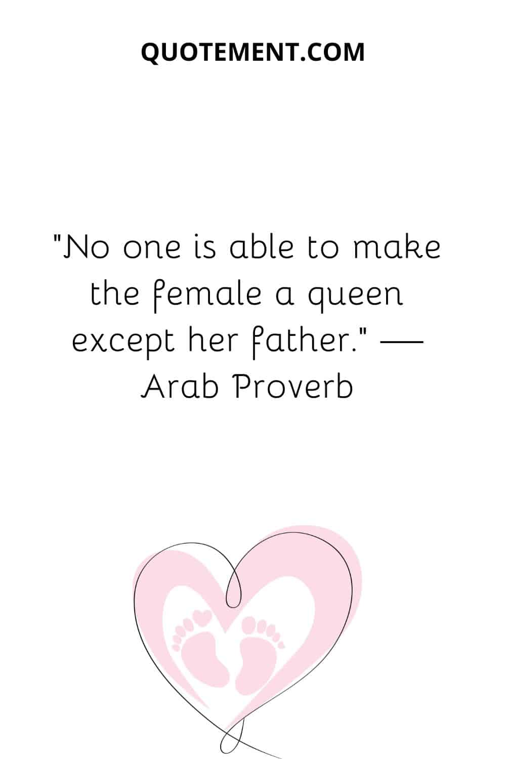No one is able to make the female a queen except her father