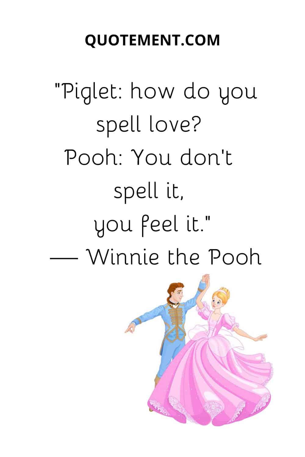Piglet - how do you spell love?
