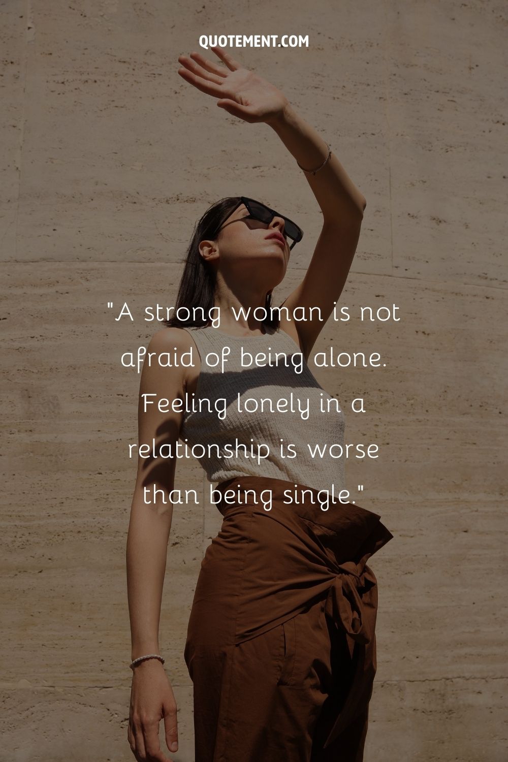 a girl posing in stylish outfit representing fierce women quote