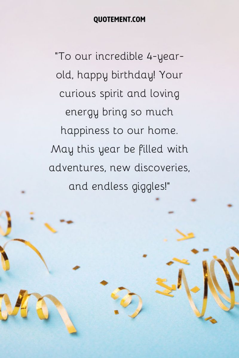 120 Most Memorable Happy 4th Birthday Wishes & Messages