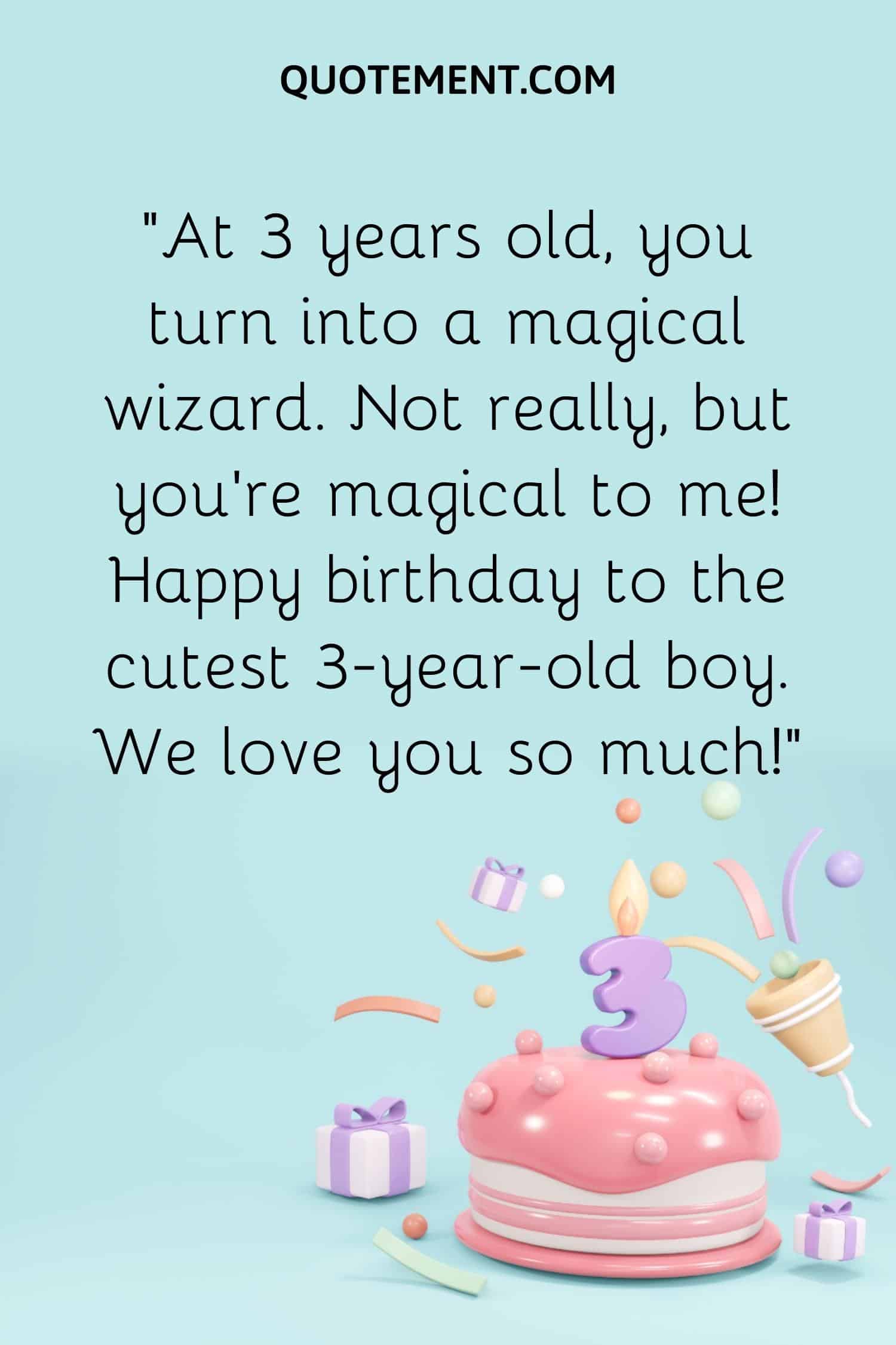 3rd Birthday Quotes For Son