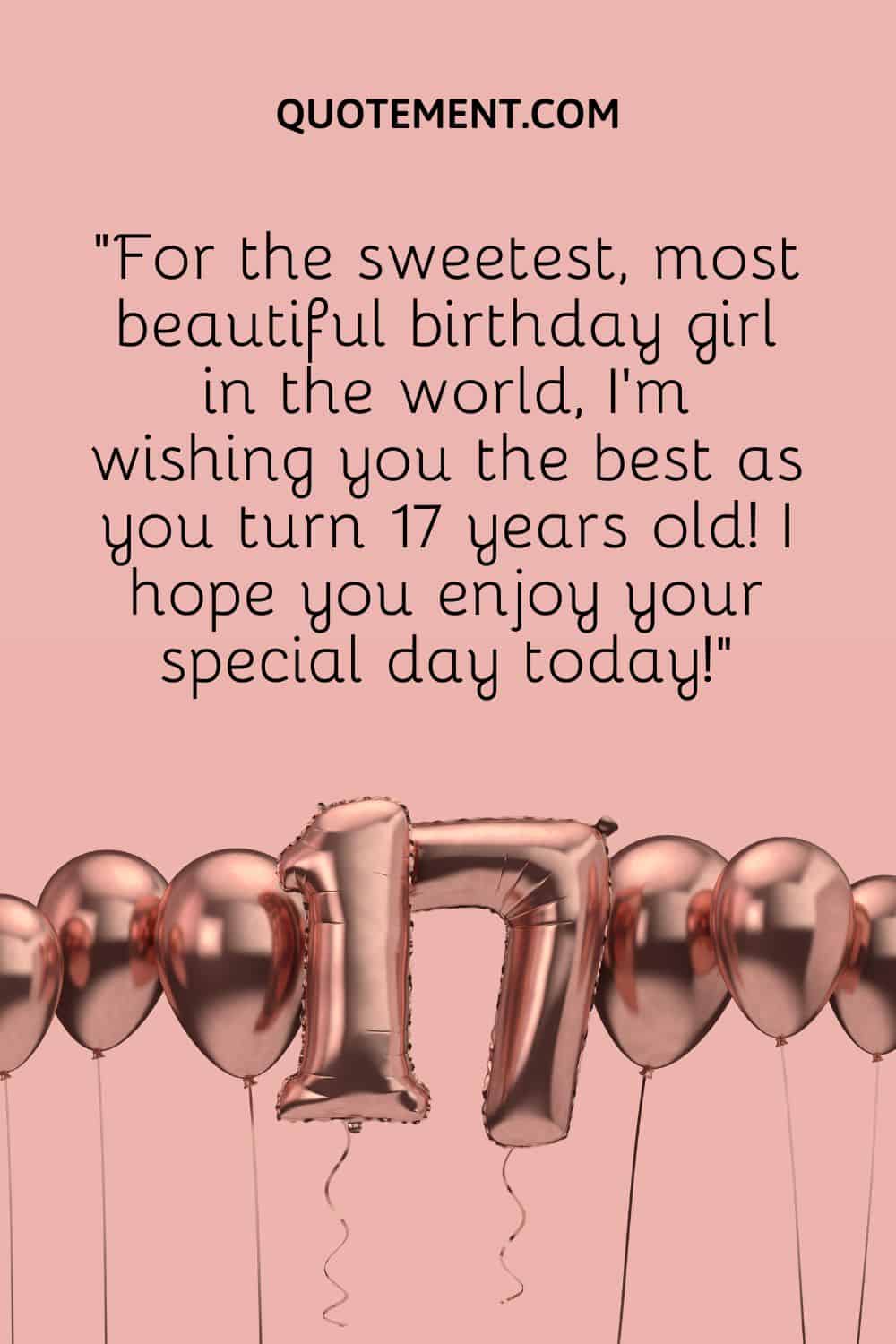 17th birthday wishes