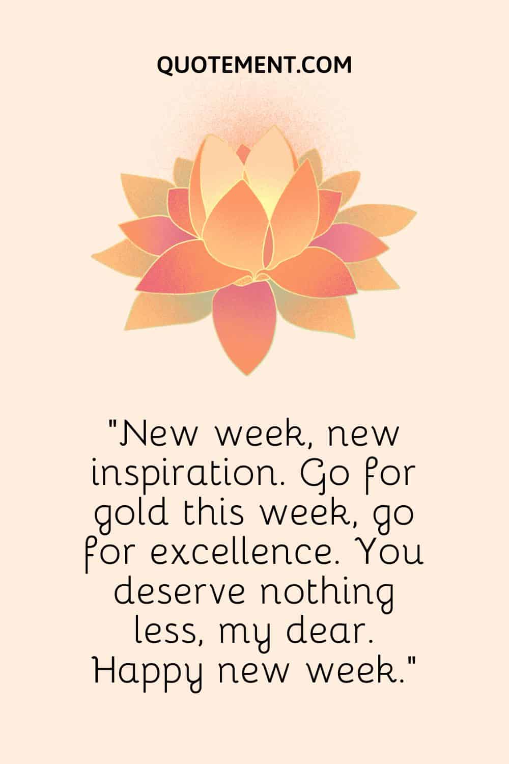 Go for gold this week
