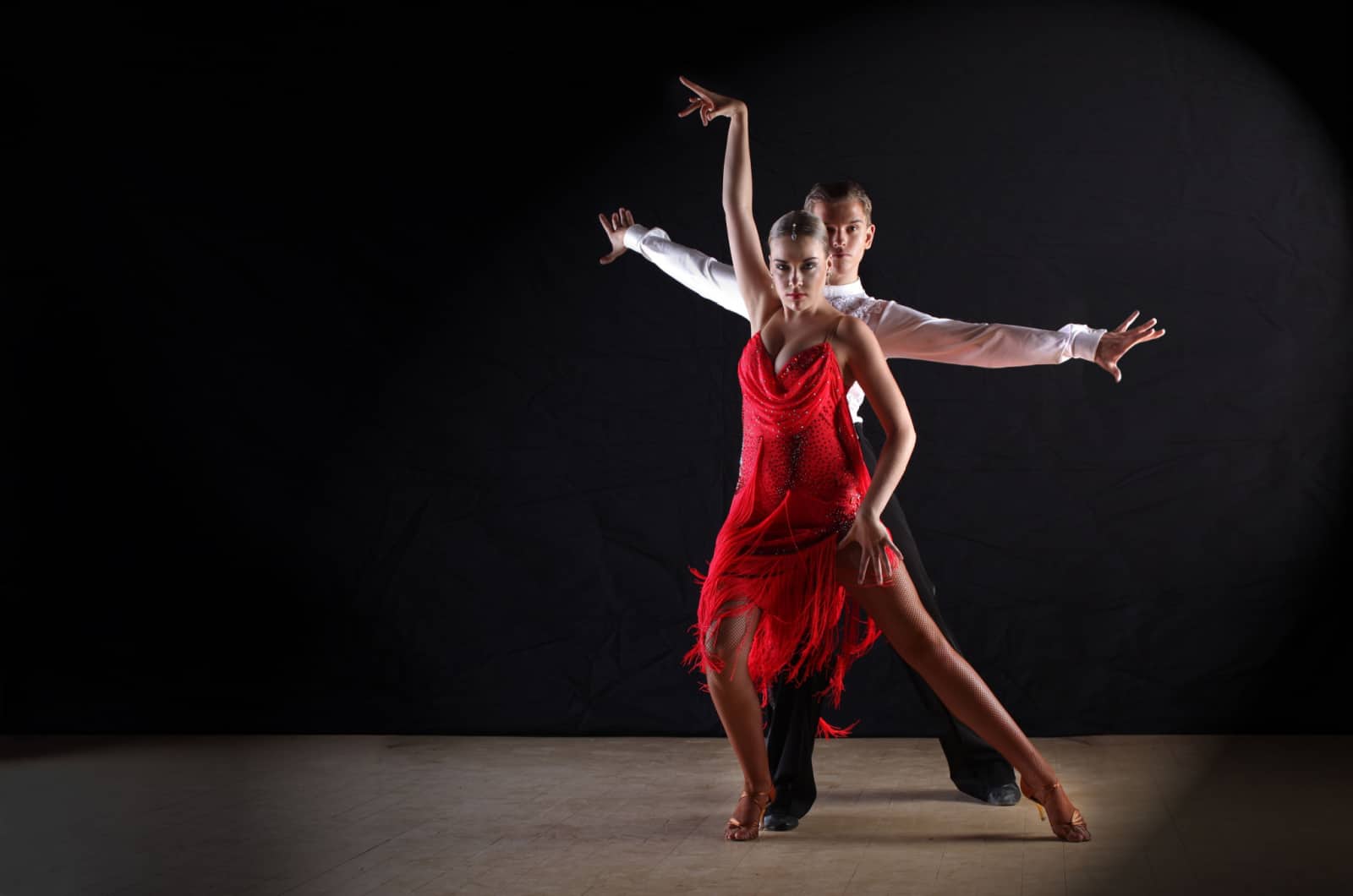 professional latino dancers dancing