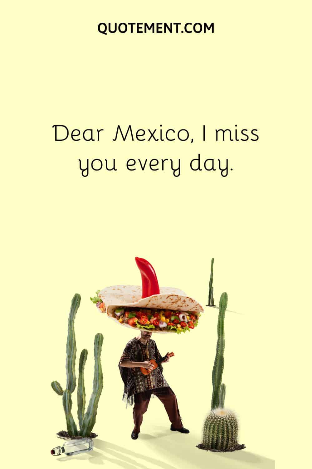 Dear Mexico, I miss you every day